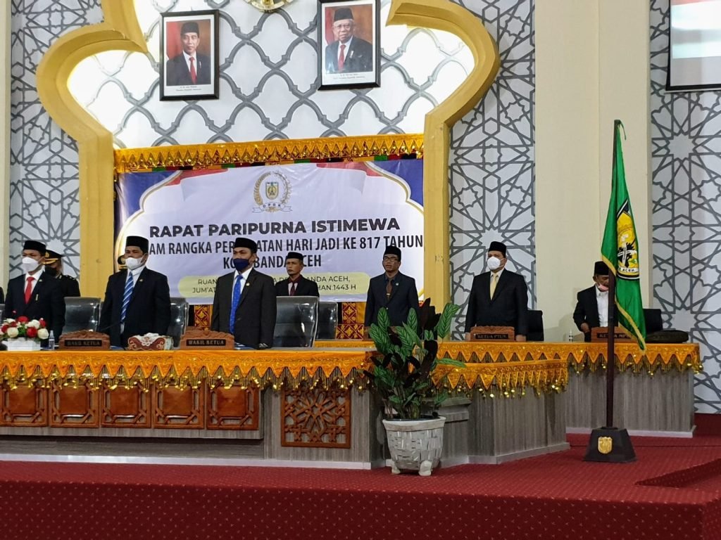 Rapat Paripurna Istimewa HUT Kota Banda Aceh Ke 817 Pengadilan Tata